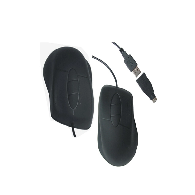 Souris optique de silicone lavable doté de la conformité IP68