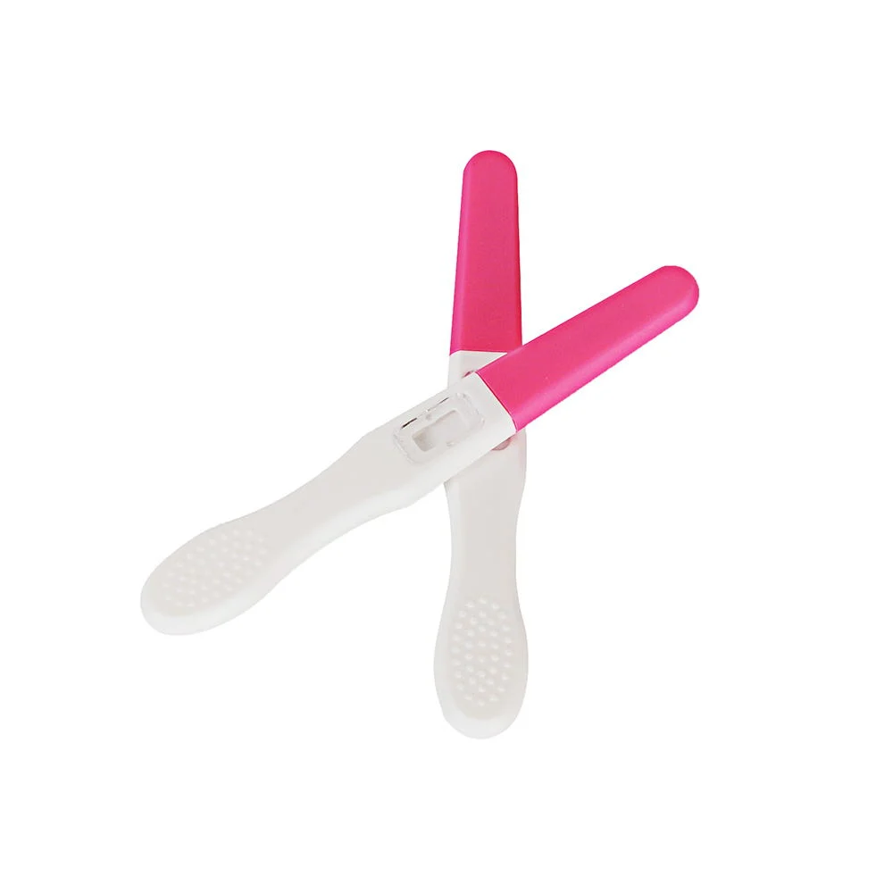 Step-by-step simple high-precision LH positive detection product pink ovulation test midstream