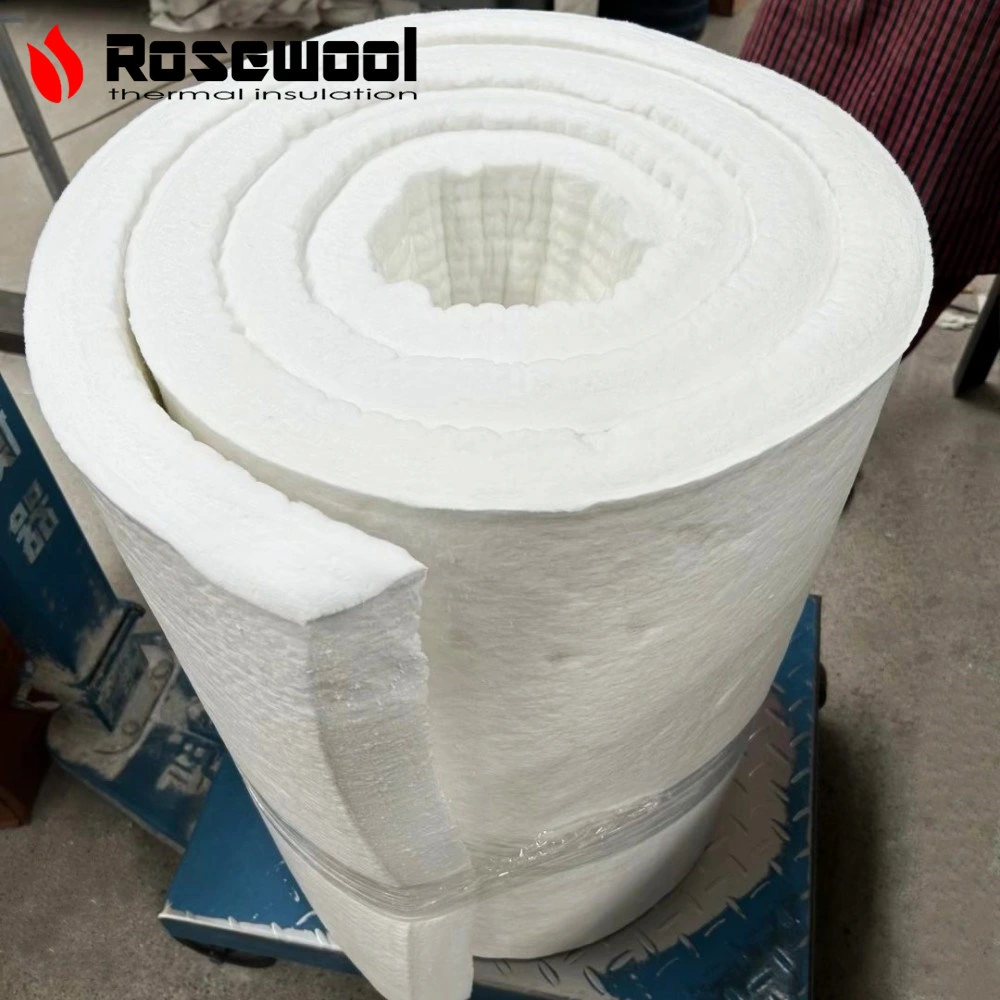 Rosewool Thermal Insulation Ceramic Fiber Blanket Ceramic Fiber Insulation for High Temp Pipeline