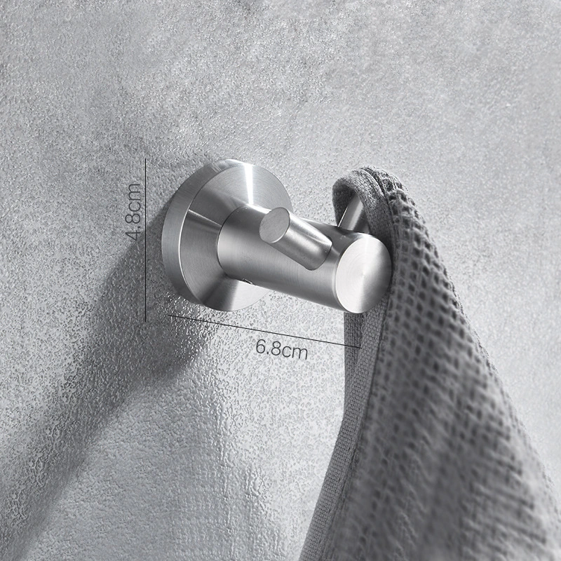 Decorative Bathroom Hardware Stainless Steel Single Towel Hook