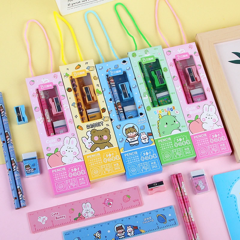 Wholesale/Supplier Cartoon Cute Hand Pencil Set for Students