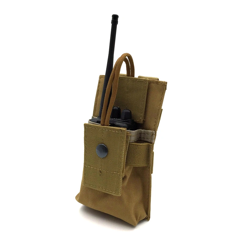 Housse imperméable molle de la Police militaire tactique de chasse Sac interphone