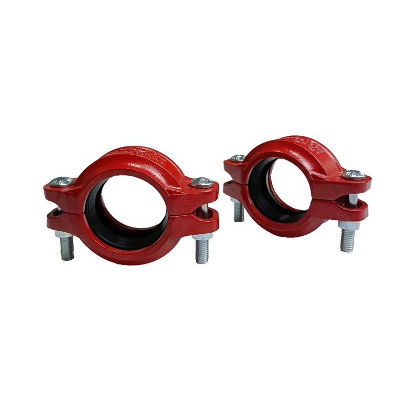 UL FM CE Ductile Iron Grooved Rigid Couplings for Firefighting system