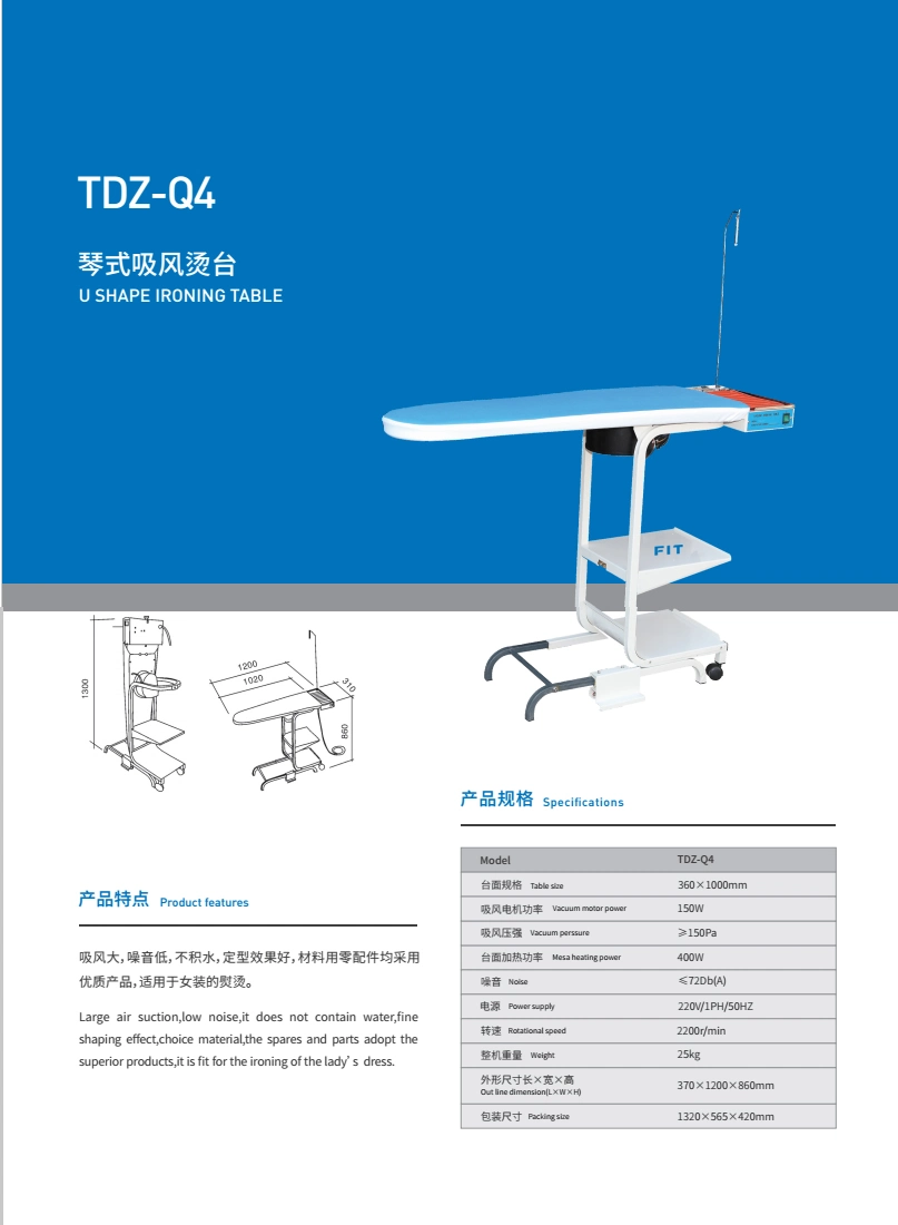 Fit-Tdz-B1 de cuento de planchado de vacío construido en el generador de vapor plancha