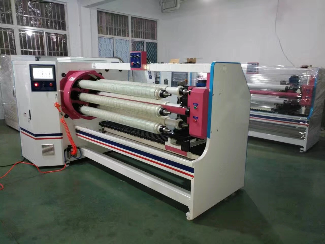 6 Shafts PVC Insulation Tape Cutting Making Machine Adhesive Tape Machine Manufacturer