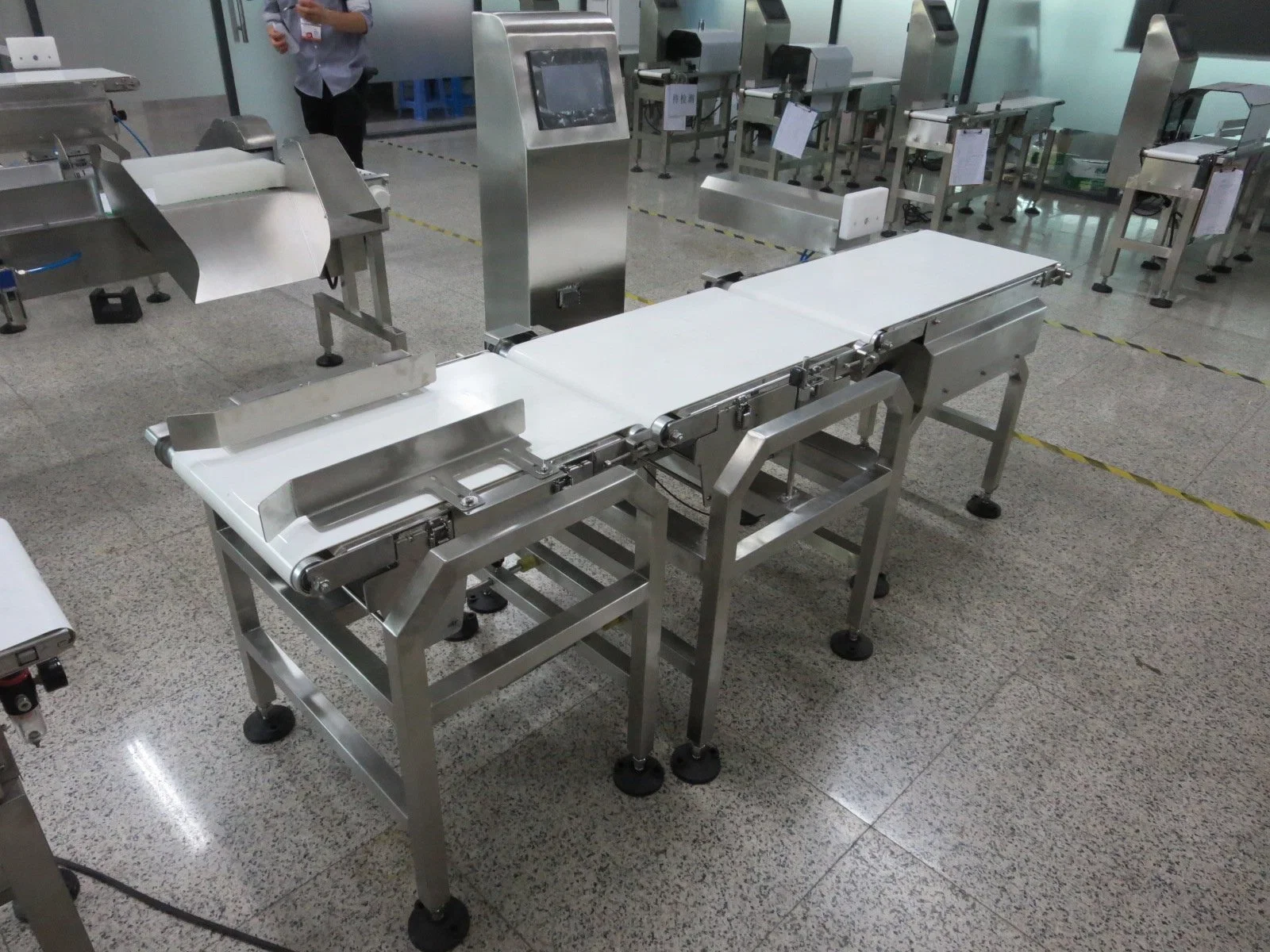 Packing Line Automatic Belt Conveyor Check Weigher Machine