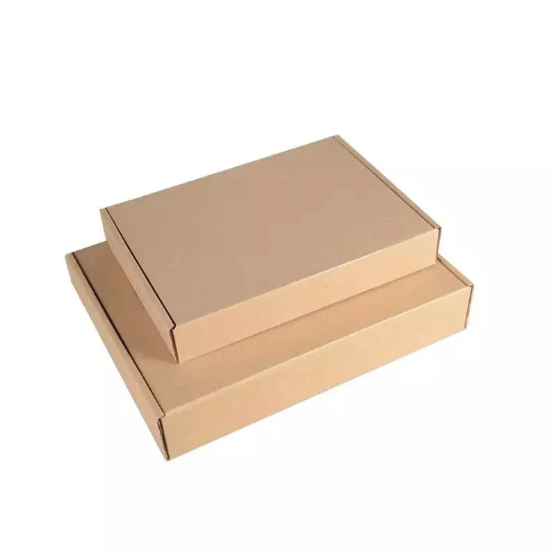 Chine Vente en gros impression personnalisée carton ondulé Commerce de vente carton Mailer cadeau Candy Kraft Pizza carton de fruits pliable emballage de papier boîte de papier alimentaire