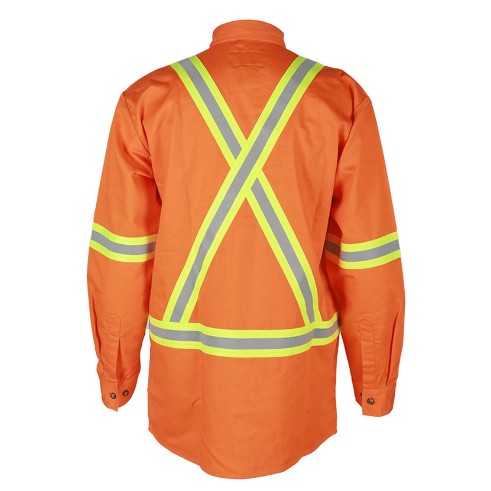 Protective Hi-Vis Workwear: Flame-Resistant Shirt for Safety