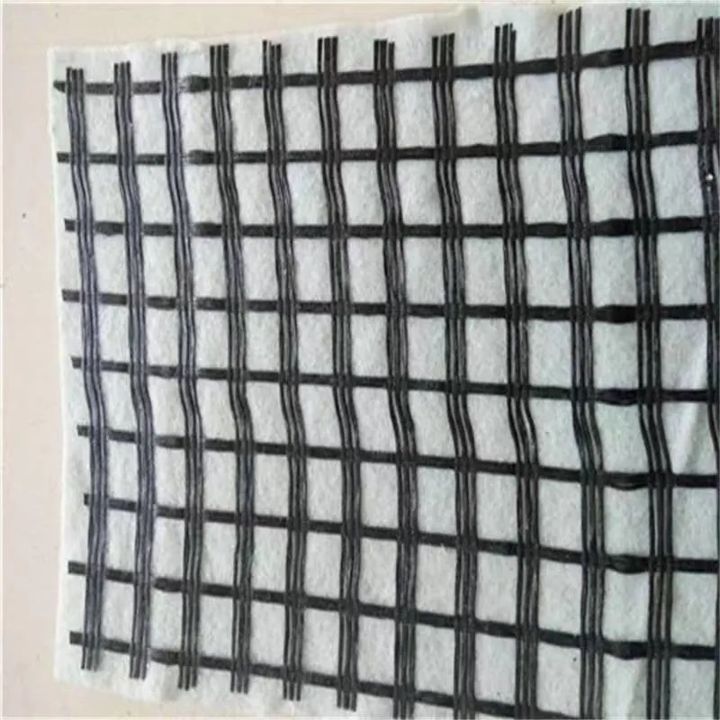 Glolable Sale High quality/High cost performance  Fiber Glass Geogrid Composite with Geotextile for Civil Works