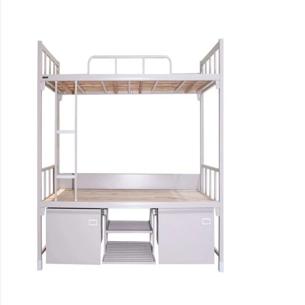 Gris/Blanco nuevo bastidor de literas, escalera Dormitorio Dormitorio adulto