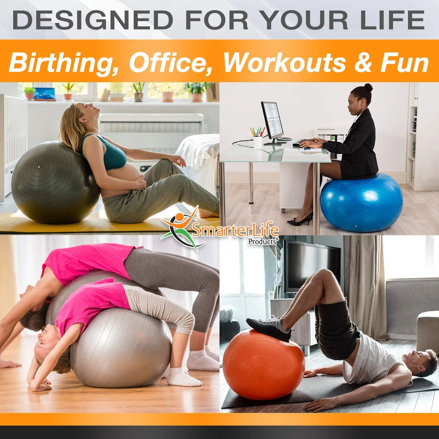 Balance Training Strength Workout Yoga Ball for Gym