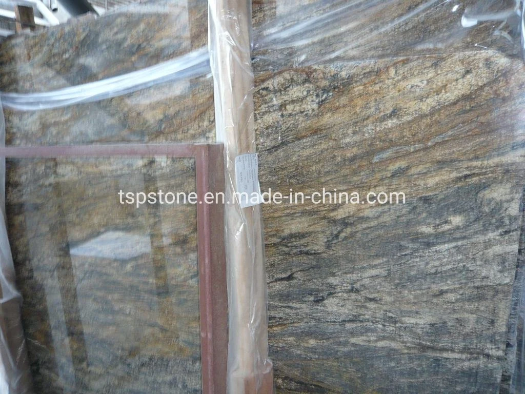 Golden Thunder River Granite Slab