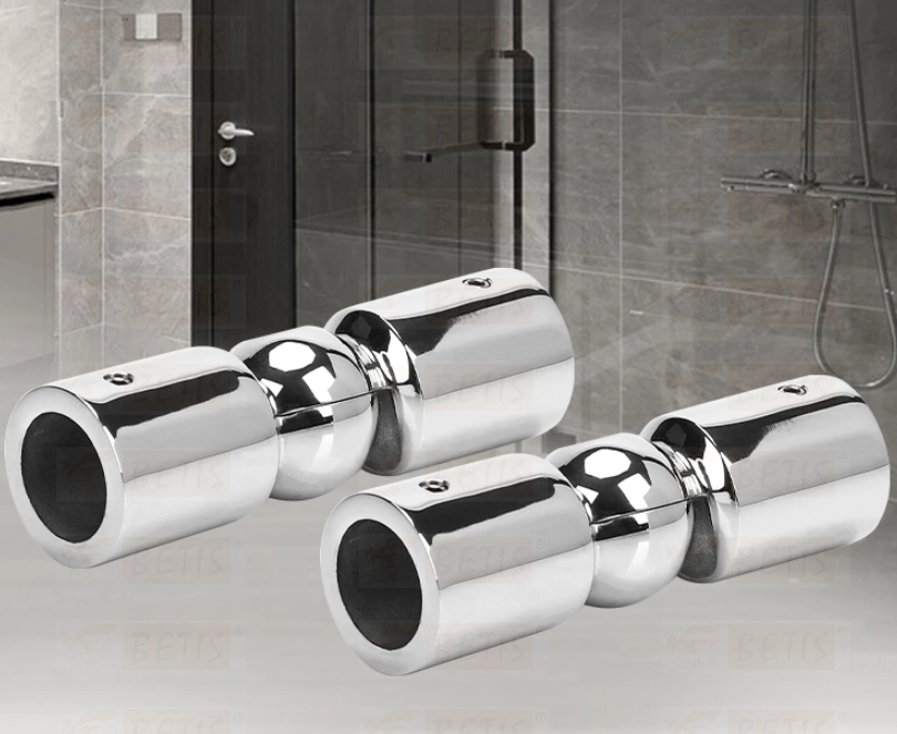 Bathroom Shower-Enclosure Hardware Pipe Fitting 304-Stainless-Steel Support Bar Tube Pipe Connector