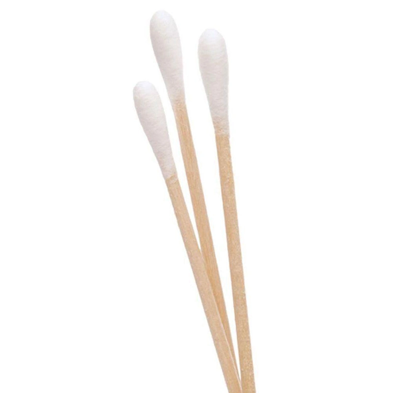 Organic Private Label Q-Tips des cotons-tiges plus de Nettoyage de l'oreille bâton du bambou Coton-tiges stériles médicales coton-tige