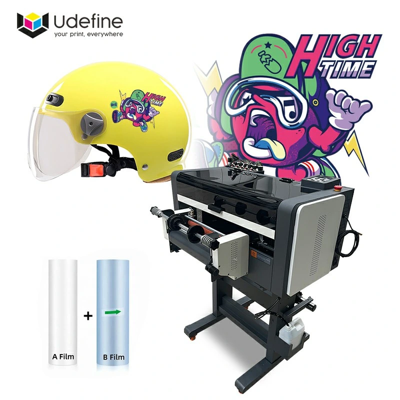 Newest UV Dtf Printer 24 Inch 60cm Roll to Roll UV Printer Digital Printing Machine UV Dtf with Laminator 2 in One