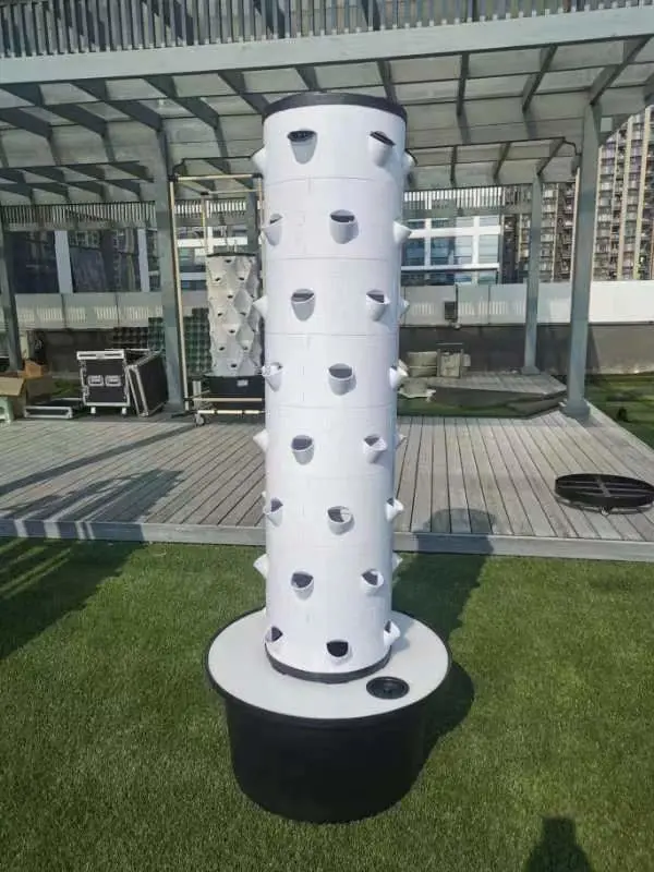 Smart de efecto invernadero de bajo coste de la torre vertical jardín hidropónico crecer los sistemas de venta