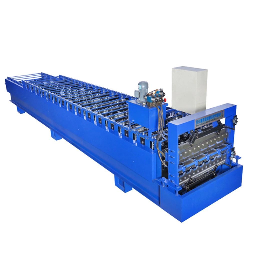 Corrugated Metal Sheet Aluminum Glazed Tile Roof Making Roll Forming Machine