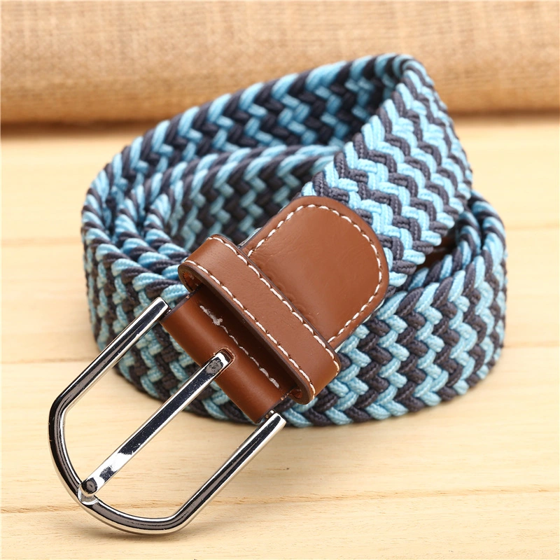 Factory Custom Webbing Accessories Braided Belt Fabric Weaving Casual Golf Pants Jeans Shirts Accessories