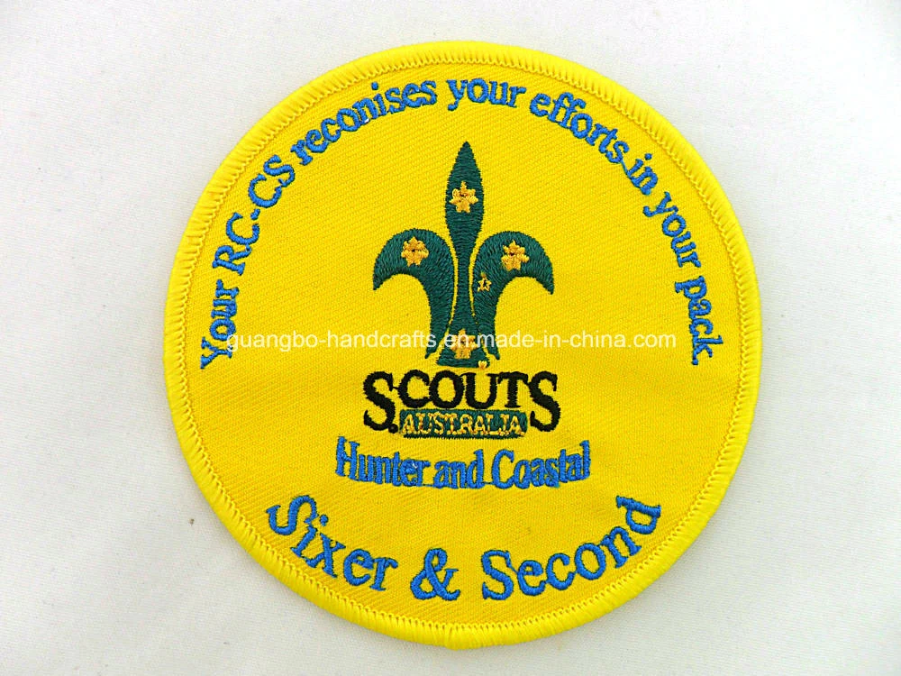 Patches brodés de souvenirs Cool Médaille Insignes de l'école patch broderie personnalisée