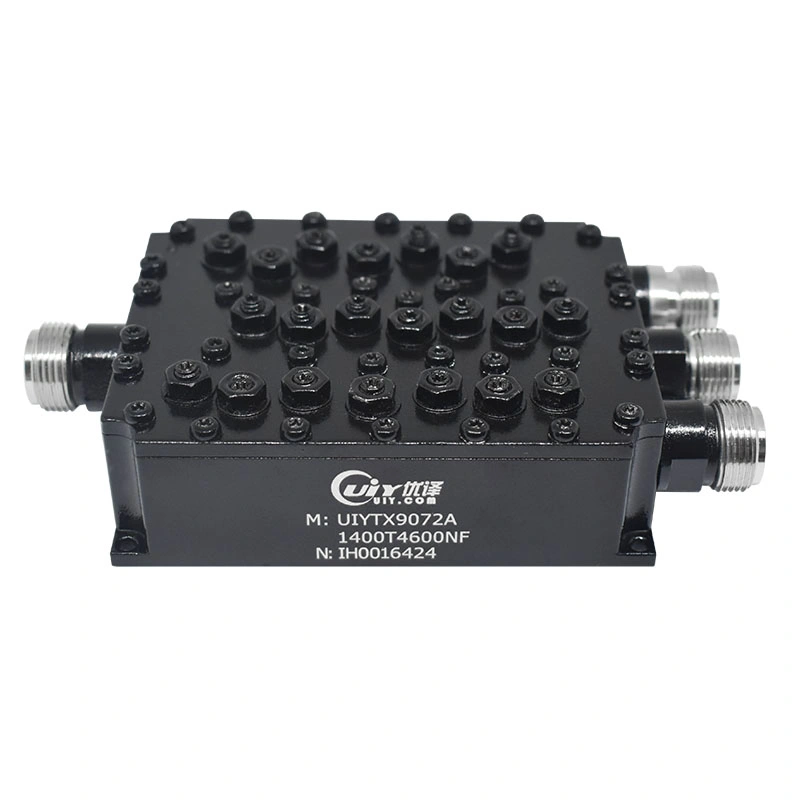 cavity filter RF triplexer 1400-4600MHz for wireless broadcasting system