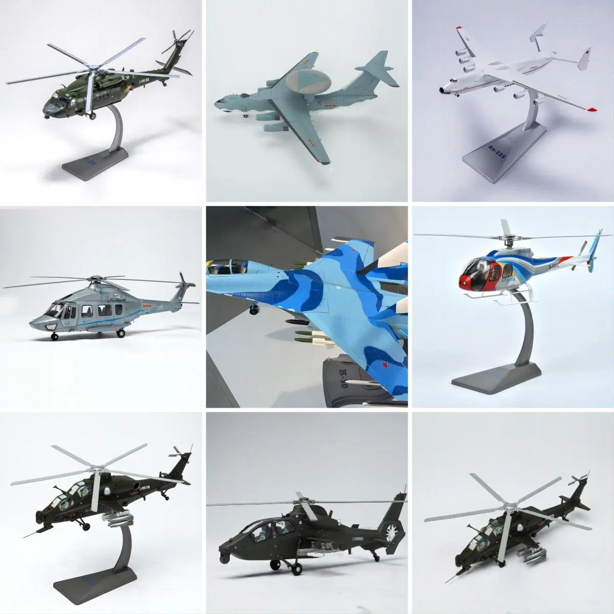 Modelo personalizado OEM de fábrica de juguetes en miniatura en helicóptero al por mayor escala de precios el diecast coches Avión Tren de depósito de metal fundido avión modelo fabricante en China