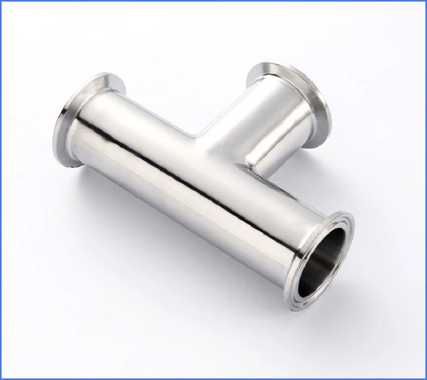 Hygienic Ss 304 316 Sanitary Equal Reducing Stainless Steel Pipe Fitting Tee