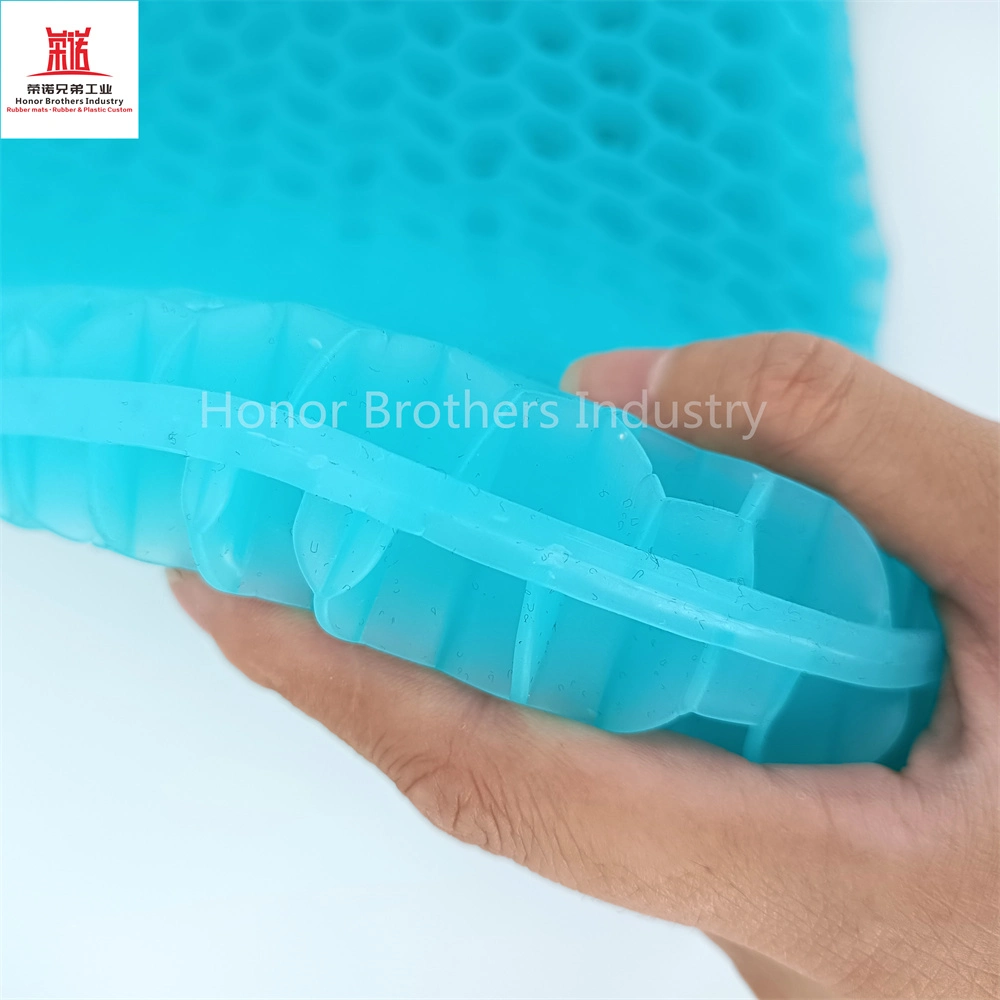 Honeycomb Breathable Soft Silicone Car Auto Seat Cushion Cooling Gel Seat Cushion