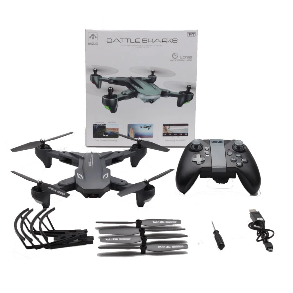 Xs816 VANT com câmara 4K Ultra HD WiFi FPV drone Brinquedo de quadróptero RC da aeronave com controlo remoto dobrável