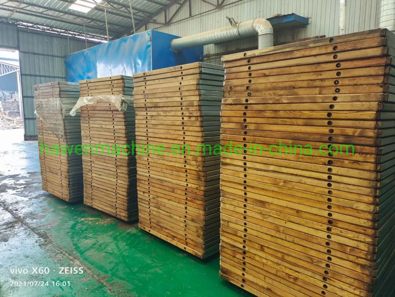 Bamboo Plywood Board Wooden Board PVC Pallet Used for Brick Block Machine