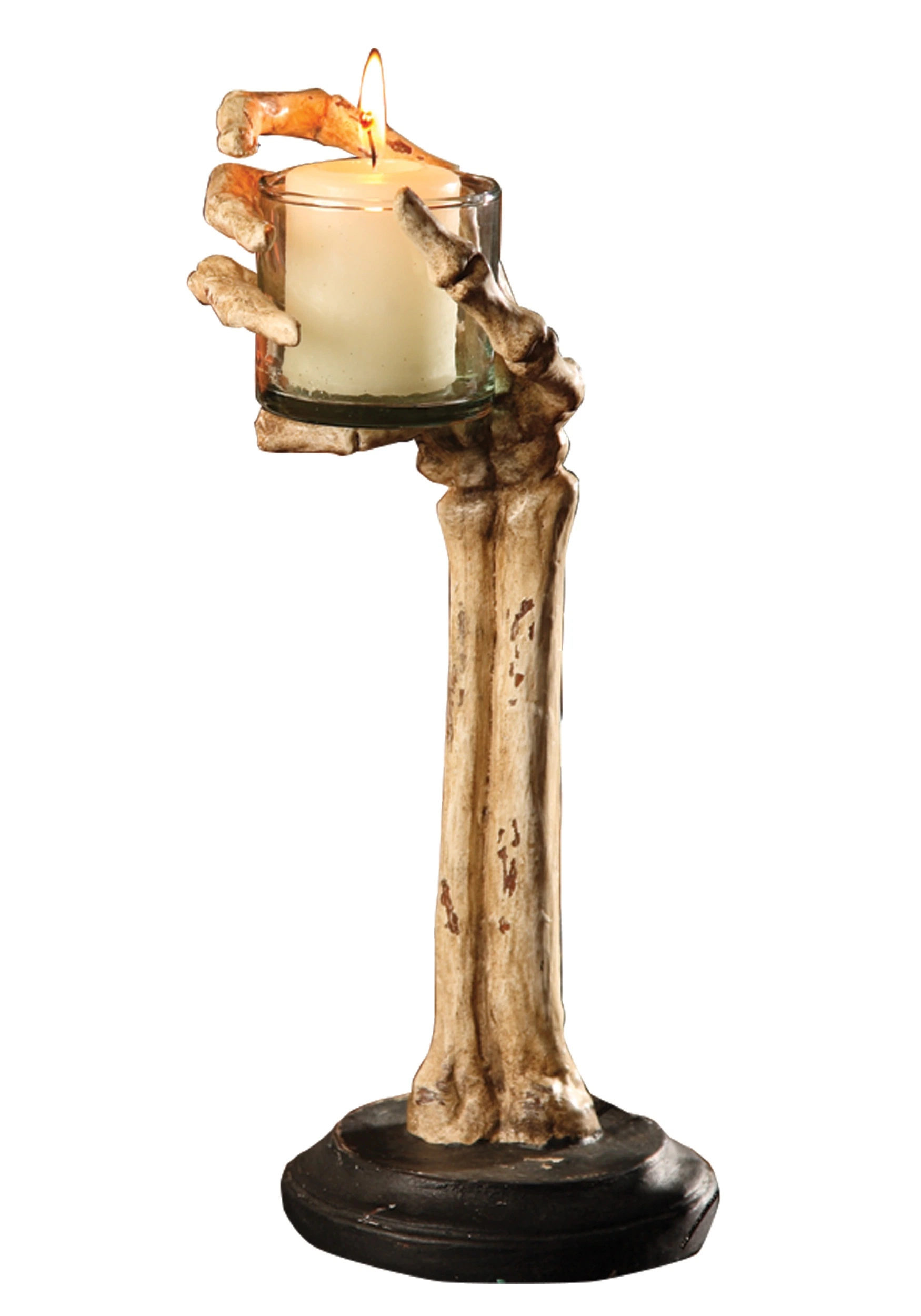 Halloween Hand Held Skeleton Hand Votive Holder Home Decoration