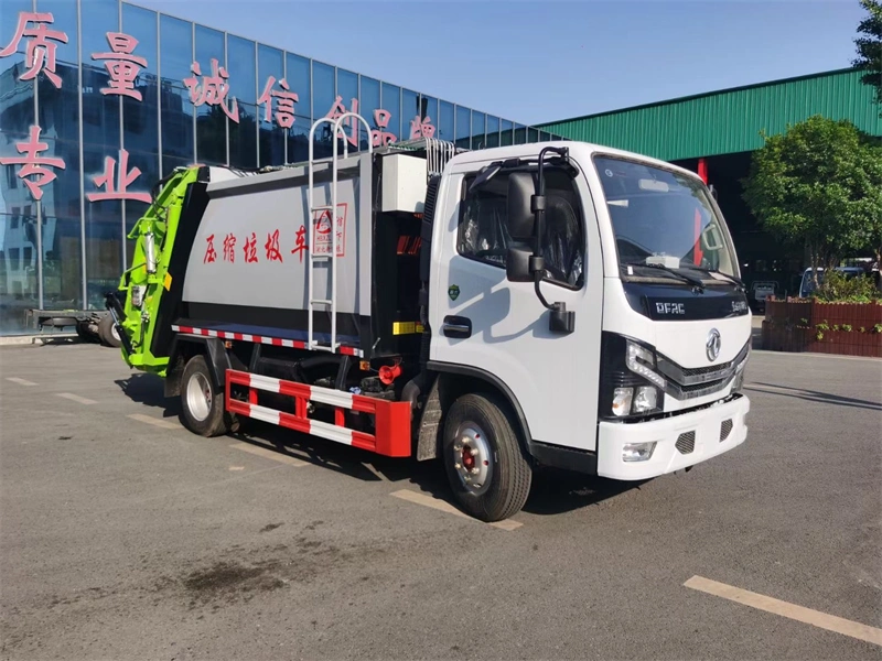 Efficient Waste Management Solution: 5-8 Cubic Meter Compressed Garbage Truck