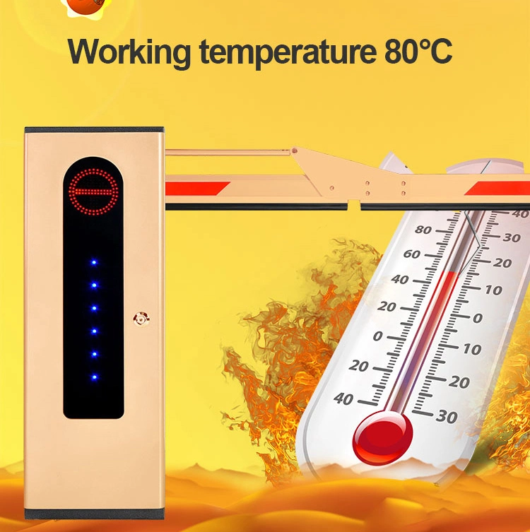 High quality/High cost performance  Automatic Light Instruction Barrier Gate for Parking Boom Gate Control System
