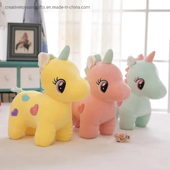 Hot Selling Wholesale/Supplier Custom Baby Toy High quality/High cost performance Direct Factory Girls Lovely Pink Doll Baby Mascots Peluches Soft Toy Cute Giant Plush Animal Unicorn Toys