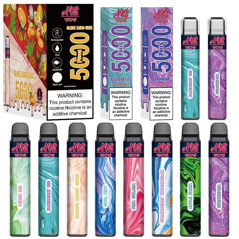 AIS recargable original Wow desechables Vape Pen Pod rellenable cartucho atomizador cigarrillo electrónico