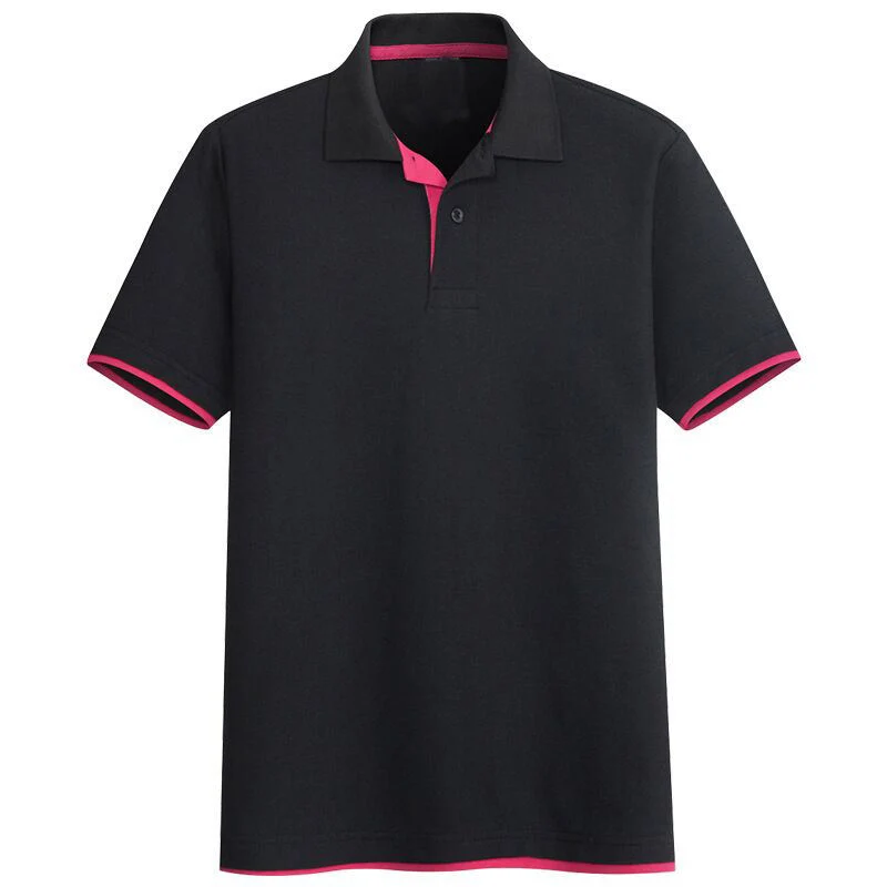 Impressão personalizada Verão simples Polo homens Tshirt por grosso de manga curta de algodão de alta qualidade Piqué homens's Golf Polo Shirts