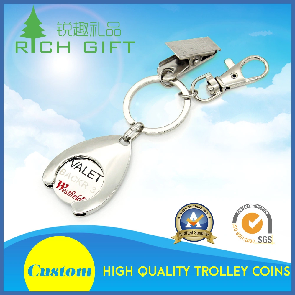 Trolley Metal Airplane Alarm Keychain with Attachment Supply Good Quality