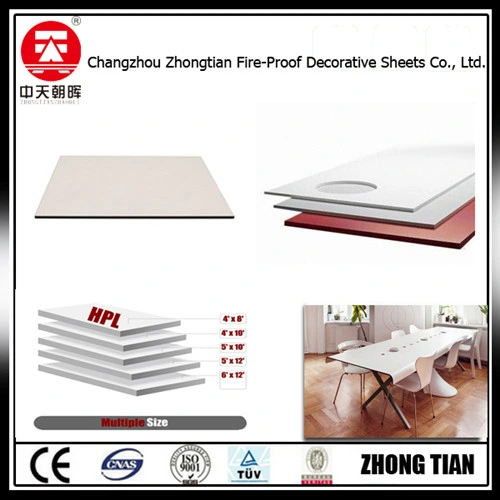 Waterproof Wood Grain HPL Laminate Sheets for Wall Panel