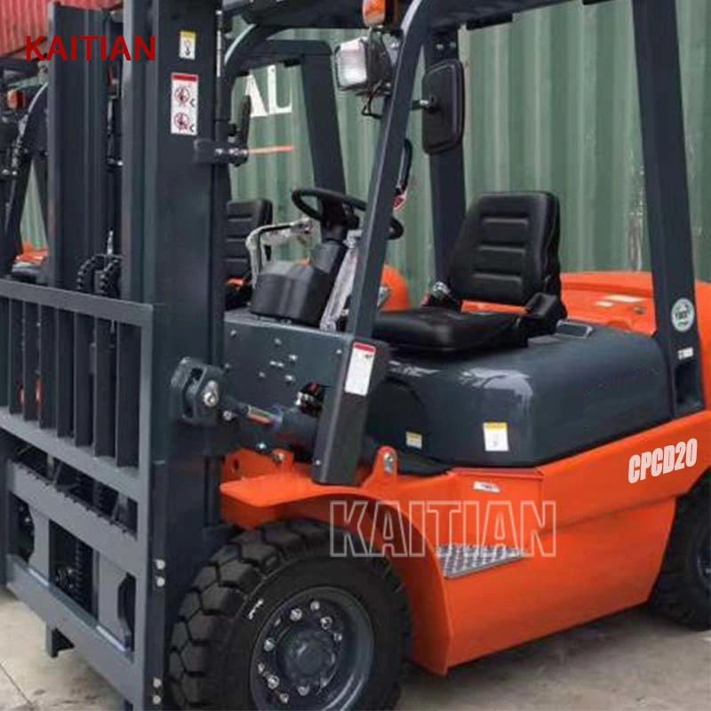 Electric Forklift 2 Ton Capacity Fork Lift Truck Hydraulic Stacker Trucks