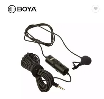 Boya by-M1 Mini micrófono de micro con clip de corbata con cuello Lavalier