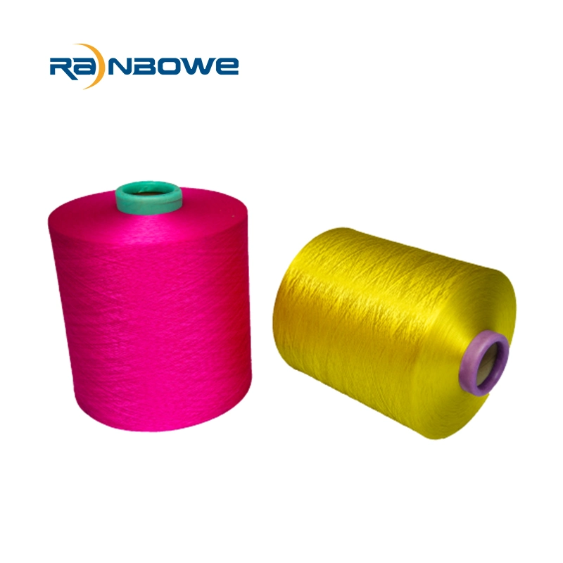 Fils de filaments de polyester DTY pour machine à tricoter de chaussettes