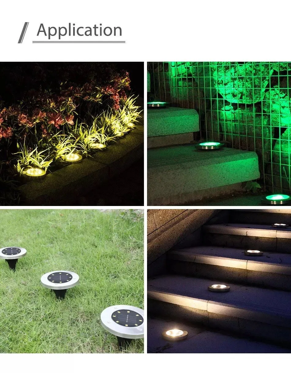 Hohe Menge Solar Power Landscape Lamp Solar LED Gartenleuchte Solar-Straßenbeleuchtung mit Batterie