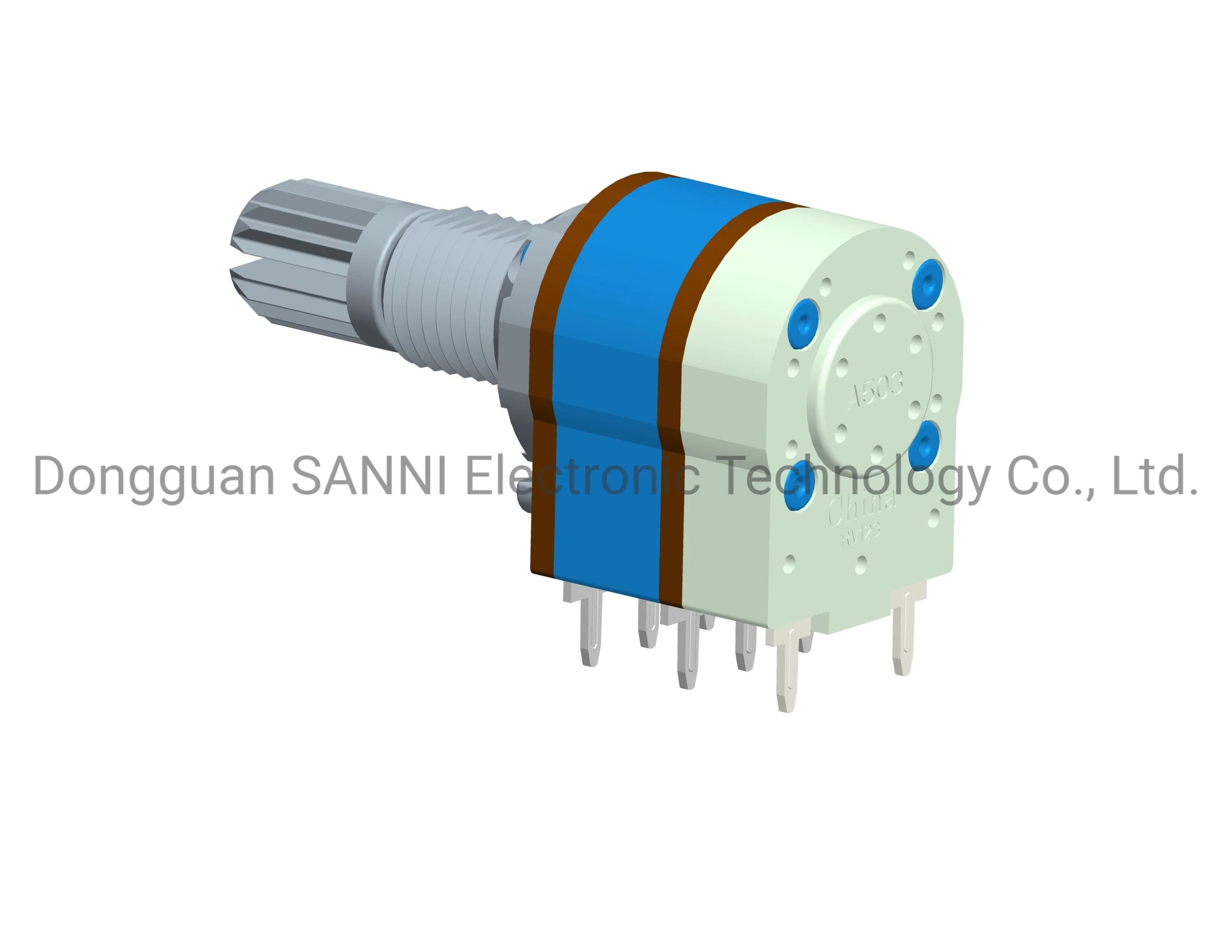 مقياس جهد عمود RV12321gska 12mm محكم الغلق مع مفتاح