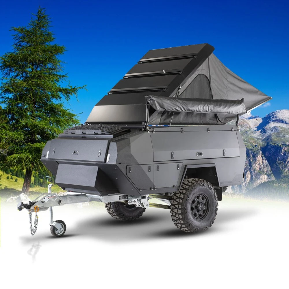 Camping Trailer Equipped with Power and Electrical System Officially Sold