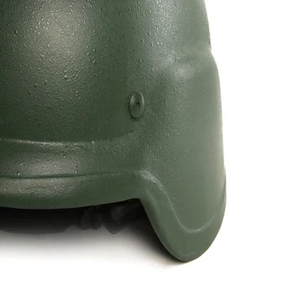 Cxxgz Factory Made Manufacturer Green Color High quality/High cost performance Iiia 3A UHMWPE Aramid Pasgt Bulletproof Helmet