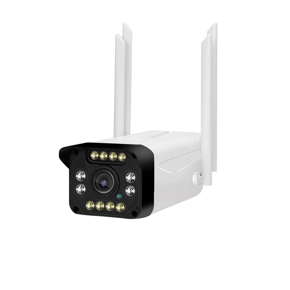 Cuatro antenas 1080p IP66 Viñetas WiFi Seguridad exterior Cámara CCTV