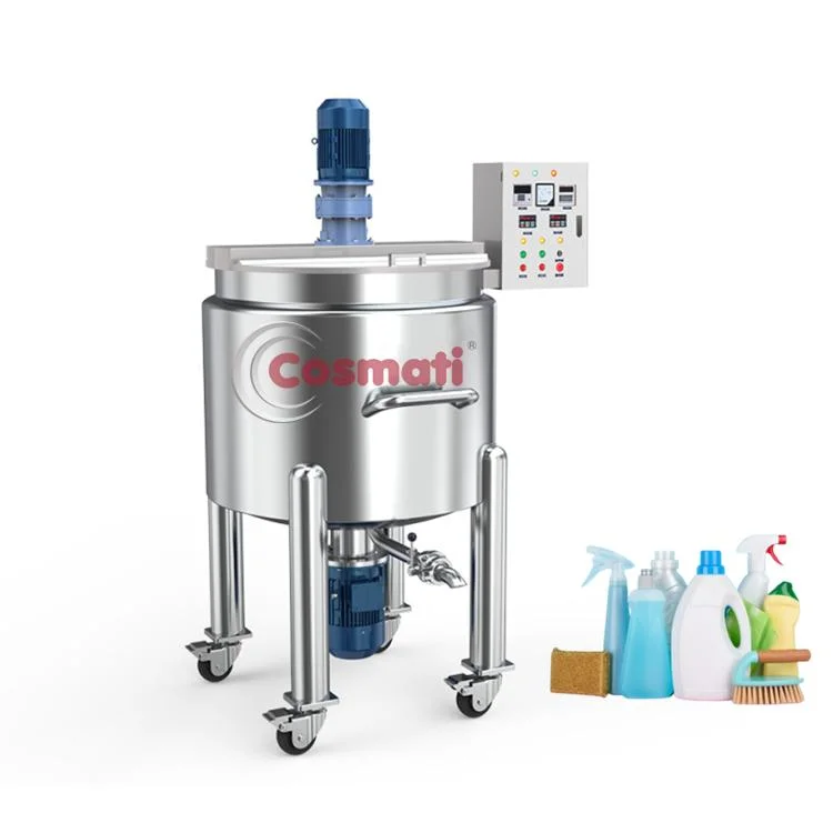 Cosmati's Newest Various Liquid Detergent and Soap Reactor Electric Heating Stirring Tank