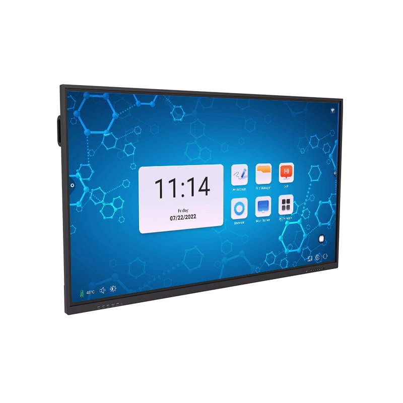 All in One 75 Inch HD Display Electronic Interactive Whiteboard Digital Flat Panel with Stand