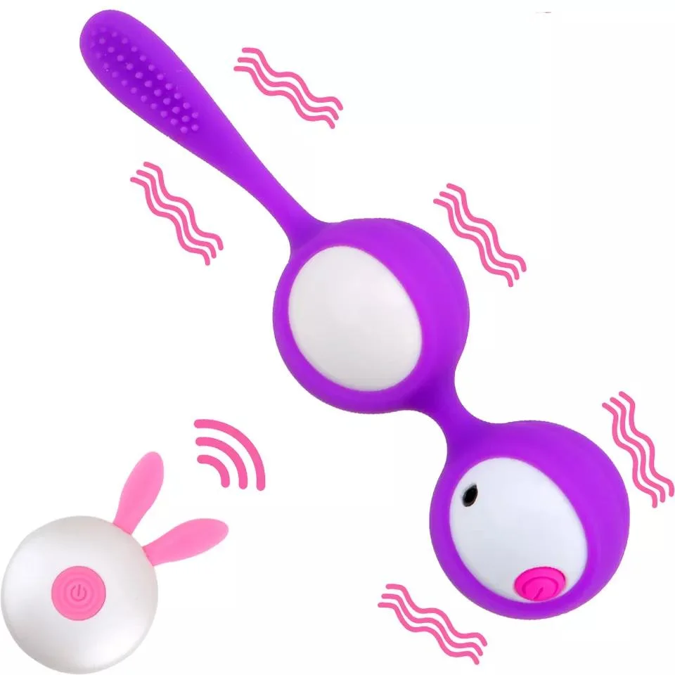 Vaginal Balls Smart Kegel Ball Vagina Vibrator 12 Geschwindigkeiten Wireless Fernbedienung Straffen Übung Sex Toys für Frauen 12 Geschwindigkeiten Kegel Ball