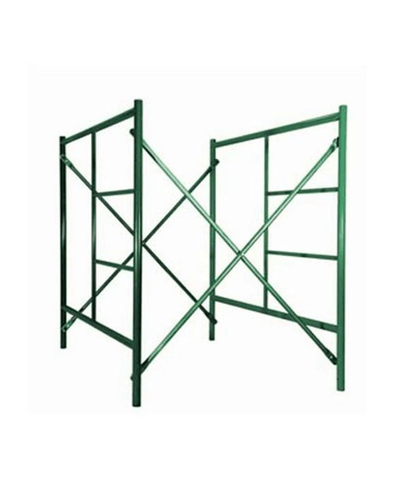 Construction Frame Pre-Galvanized/Painted Scaffolding H Frame Systems Cross Brace Mobile Walk-Through Frame Manson Frame Door Frame Scaffolding Frame System