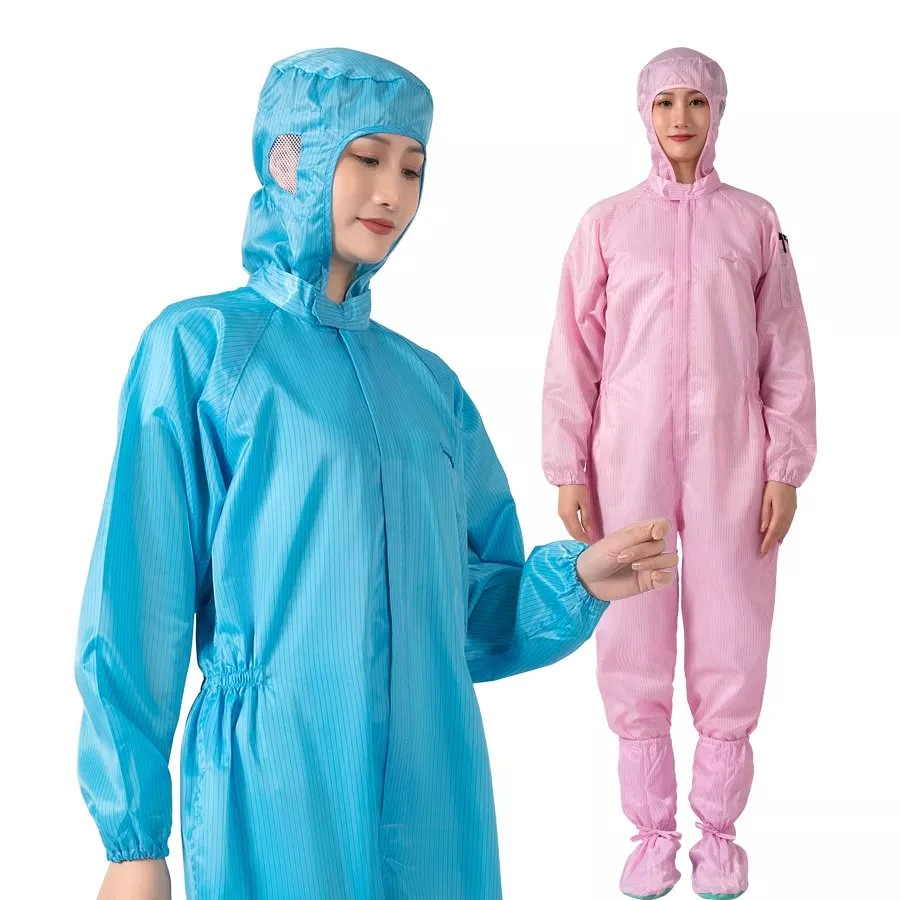 New Arrival Washable and Reusable ESD Workwear Lab Coat Clean Room Coverall Anti-Static Clothing